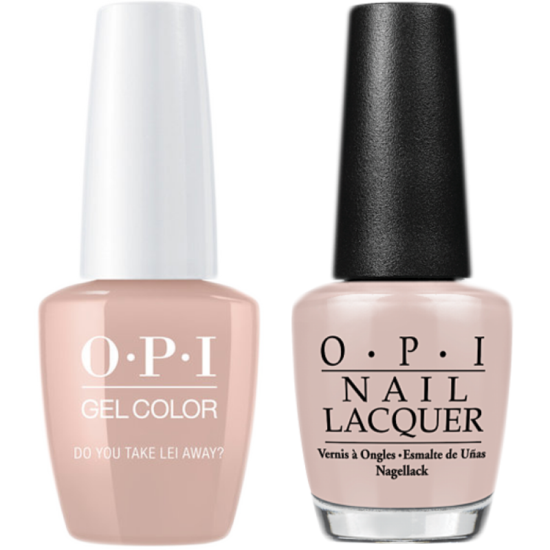 OPI GelColor And Nail Lacquer, H67, Do You Take Lei Away  0.5oz 